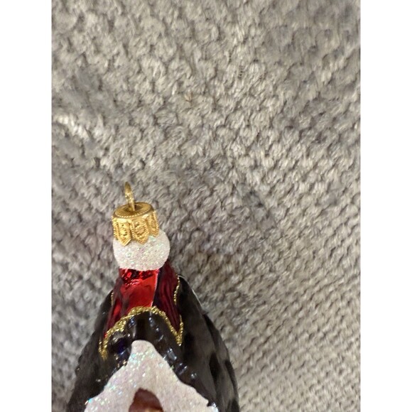 Gingerbread House Glass Christmas Holiday Ornament Made In Poland - Picture 4 of 16